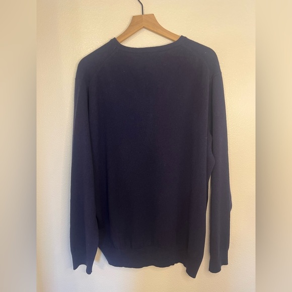 Polo Ralph Lauren Mens 100% Merino Wool Vneck Sweater 2XB - Picture 4 of 8